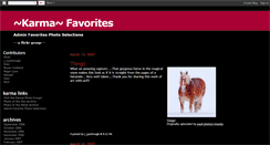 Desktop Screenshot of flickrkarma.blogspot.com