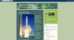 Desktop Screenshot of aim-onlinemarketing.blogspot.com