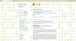 Desktop Screenshot of hipyoungparent.blogspot.com