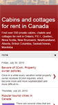 Mobile Screenshot of cottages-in-canada.blogspot.com