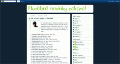 Desktop Screenshot of novahudba.blogspot.com