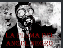 Tablet Screenshot of laplumadelangelnegro.blogspot.com