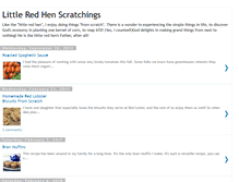 Tablet Screenshot of littleredhenscratchings.blogspot.com