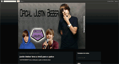 Desktop Screenshot of justinbieberoficiaal.blogspot.com