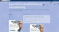 Desktop Screenshot of parcerianoatendimento.blogspot.com