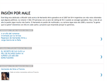 Tablet Screenshot of pasionpormale.blogspot.com