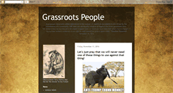 Desktop Screenshot of grassrootspeople.blogspot.com