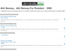 Tablet Screenshot of mittromney2008president.blogspot.com