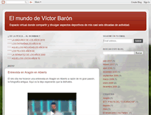Tablet Screenshot of elmundodevictorbaron.blogspot.com