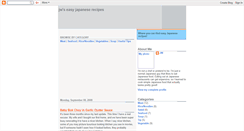 Desktop Screenshot of japaneserecipe.blogspot.com