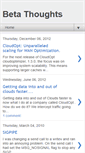 Mobile Screenshot of betathoughts.blogspot.com
