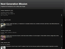 Tablet Screenshot of nextgenerationmission.blogspot.com