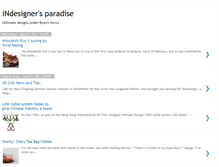 Tablet Screenshot of indesignersparadise.blogspot.com