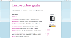 Desktop Screenshot of lingueonline.blogspot.com