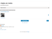 Tablet Screenshot of enrique-viajesenmoto.blogspot.com