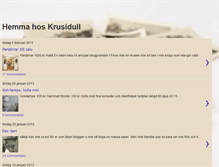 Tablet Screenshot of hemmahoskrusidull.blogspot.com