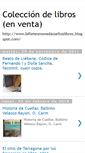 Mobile Screenshot of coleccionlibrosenventa.blogspot.com