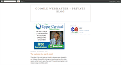 Desktop Screenshot of google-webmaster-private.blogspot.com