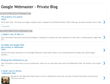 Tablet Screenshot of google-webmaster-private.blogspot.com