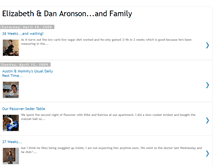 Tablet Screenshot of elizabethanddanaronson.blogspot.com