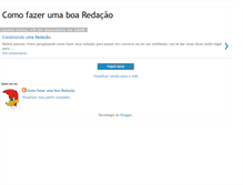 Tablet Screenshot of comofazerumaboaredacao.blogspot.com
