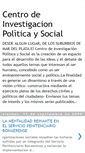 Mobile Screenshot of centroinvestigacionpoliticasocial.blogspot.com