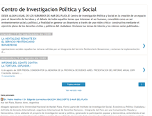 Tablet Screenshot of centroinvestigacionpoliticasocial.blogspot.com