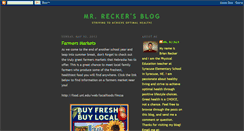 Desktop Screenshot of mrrecker.blogspot.com