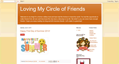 Desktop Screenshot of lovingmycircleoffriends.blogspot.com