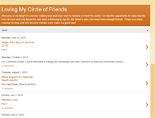 Tablet Screenshot of lovingmycircleoffriends.blogspot.com