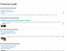 Tablet Screenshot of financialleads.blogspot.com