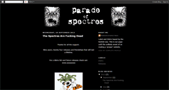 Desktop Screenshot of paradeofspectres.blogspot.com