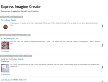 Tablet Screenshot of expressimaginecreate.blogspot.com