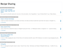 Tablet Screenshot of micahgirlazrecipesharing.blogspot.com