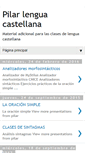Mobile Screenshot of pilarlenguacastellana.blogspot.com