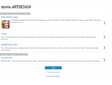 Tablet Screenshot of duniaartdesign.blogspot.com