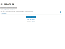 Tablet Screenshot of miescuelapr.blogspot.com