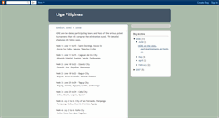 Desktop Screenshot of ligapilipinas.blogspot.com