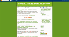 Desktop Screenshot of bbbilliards.blogspot.com