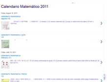 Tablet Screenshot of calendariomatematicogl.blogspot.com