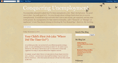 Desktop Screenshot of conqueringunemployment.blogspot.com