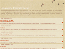 Tablet Screenshot of conqueringunemployment.blogspot.com