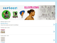 Tablet Screenshot of cartoonistbinuh.blogspot.com