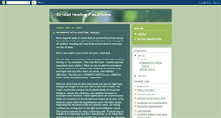 Desktop Screenshot of crystalhealingpractitioner.blogspot.com