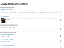 Tablet Screenshot of crystalhealingpractitioner.blogspot.com