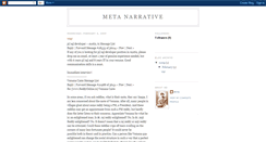 Desktop Screenshot of metaanalytic.blogspot.com