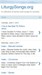 Mobile Screenshot of liturgysongs.blogspot.com