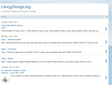 Tablet Screenshot of liturgysongs.blogspot.com