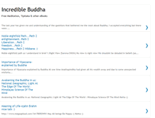 Tablet Screenshot of incrediblebuddha.blogspot.com