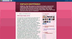 Desktop Screenshot of espacoesoteriko.blogspot.com